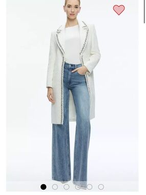Bret Embellished Long Blazer